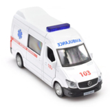 Автомодель TechnoDrive Mercedes Benz Sprinter Швидка допомога, 1:32, білий (250344U) - Pampik - 4