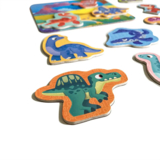 Магнітний набір Roter Kafer Динозаври з дошкою (RK2090-03) - Pampik - 4