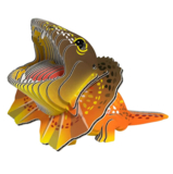 Збірна 3Д модель Eugy Зоопарк Плащоносна ящірка (XEG-108) - Pampik - 2