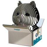 Збірна 3Д модель Eugy Зоопарк Кошеня чорно-біле (XEG-089) - Pampik - 2