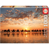 Пазл Educa Захід сонця на пляжі, 1000 елементів (18492) - Pampik