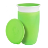 Чашка-непроливайка Munchkin Miracle 360 с крышкой, 296 мл, салатовый (051860) - Pampik