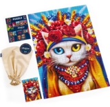 Пазли De.tail Біла кішка у вінку, 1000 елементів (DT1000-06) - Pampik - 3