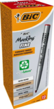 Маркер перманентный BIC Marking Fine Eco, 1,1 мм, черный, 12 шт. (8209022) - Pampik - 4