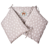 Защитный бортик в кроватку Papaella Корона, бежевый (08-13737) - Pampik