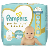 Підгузки на липучках Pampers Premium Care 1 (2-5 кг), 26 шт. - Pampik - 2