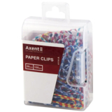 Скрепки Axent цветные полосатые 28 мм, 100 шт. (4114-A) - Pampik