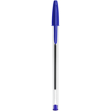 Ручка кулькова BIC Cristal Original, 0.32мм, синій, 50 шт. (847898) - Pampik - 2