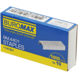 Скоби для степлерів Buromax Jobmax №10, 1000 шт. (BM.4401) - Pampik