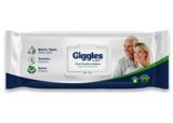 Вологі серветки для тіла Giggles, з клапаном, 50 шт. - Pampik