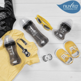 Пляшка для годування Nuvita Mimic Cool, антиколікова, 150 мл, чорний (NV6012BLACK) - Pampik - 12