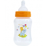 Пляшка з широким горлечком Baby Team, 250 мл, помаранчевий (1002) - Pampik - 2