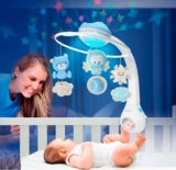 Музыкальный мобиль с проектором Infantino 3 в 1, голубой (004896I) - Pampik - 4