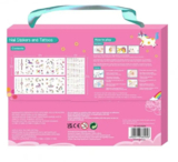 Набір наклейок для тіла Avenir Єдинороги, 260 шт. (NA218205) - Pampik - 2