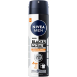 Дезодорант-антиперспірант Nivea Men Extra Чорне та Біле Невидимий, спрей, 150 мл - Pampik