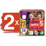 Набор подгузников-трусиков Libero Up&Go 5 (10-14 кг), 116 шт. (2 уп. по 58 шт.) - Pampik - 2