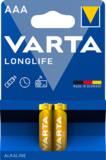 Батарейки Varta Longlife AAA BLI Alkaline, 2 шт. (4103101412) - Pampik