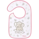 Слинявчик-нагрудник махровий BabyOno Flavour Explorer, білий з рожевим (832) - Pampik