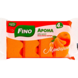 Губки кухонные Fino Арома Мандарин, 4 шт. - Pampik