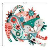 Набор для творчества Avenir 3D-аппликация Котик (PZ215070) - Pampik - 3