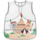 Нагрудник BabyOno Active Baby Індіанці, сірий (839) - Pampik