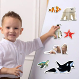 Набір магнітних пазлів Magdum Magnets puzzle for baby Ocean and Sea (ML4031-35 EN) - Pampik - 7