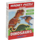 Набір магнітних пазлів Magdum Magnets Puzzle for baby Dino (ML4031-33 EN) - Pampik