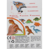 Набір магнітних пазлів Magdum Magnets Puzzle for baby Dino (ML4031-33 EN) - Pampik - 5