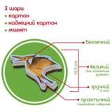 Набір магнітних пазлів Magdum Magnets Puzzle for baby Dino (ML4031-33 EN) - Pampik - 4