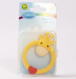 Прорізувач для зубів Lindo Жираф, жовтий (LI 322 жов) - Pampik - 4