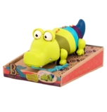 Іграшка-каталка на мотузочці Battat Крокодил Клац-Клаус (BX1674Z) - Pampik - 3