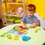 Пазлы Vladi Toys 2 в 1 Машинки с мини-игрой 49 элементов (RK1140-03) - Pampik - 6