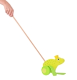 Іграшка-штовхач Goki Жабка (54938G) - Pampik - 3