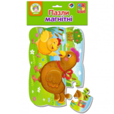 Пазли на магніті Vladi Toys Мої перші ігри Курка та курча, 12 елементів (VT3205-78) - Pampik - 2