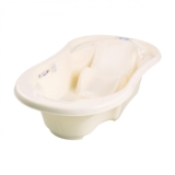 Ванночка Tega 2 в 1 Комфорт, анатомічна, молочний, 92 см (TG-011-102) - Pampik