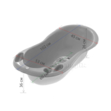 Ванночка Tega Лісова казка, світло-рожевий, 102 см (FF-005-107) - Pampik - 2