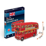 Пазл 3D CubicFun Автобус Double-decker, 66 элементов (S3018h) - Pampik - 3