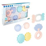 Набор погремушек-прорезывателей Canpol babies Pastel, 4 шт. (79/401) - Pampik