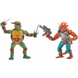 Набор фигурок TMNT Черепашки-ниндзя классические Рафаэль против Трицератона, 15 см (81278) - Pampik
