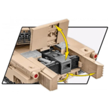 Конструктор Cobi Танк M1A2 Abrams, масштаб 1:35, 975 деталей (COBI-2622) - Pampik - 6