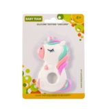 Прорізувач Baby Team Єдиноріг, білий (4018) - Pampik - 2