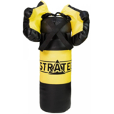 Боксерський набір Strateg New середній, жовто-чорний (2072) - Pampik