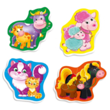 Бебі пазли Vladi Toys Мама та дитинча (VT1106-97) - Pampik