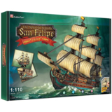 3D Пазл CubicFun Испанская армада Сан Фелипе, 248 элементов (T4017h) - Pampik - 3