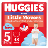 Подгузники-трусики для мальчиков Huggies Little Movers Pants 5 (12-17 кг), 48 шт. - Pampik