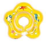 Круг для купания Курносики, с погремушкой, оранжевый (7180 оранж) - Pampik