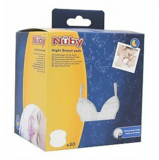Накладки для грудей Nuby бавовняні нічні, 30 шт., білий (NV0107003) - Pampik