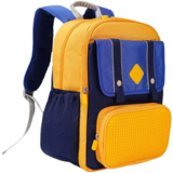 Рюкзак Upixel Dreamer Space School Bag, синий с желтым (U23-X01-B) - Pampik - 2