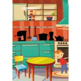 Перші розвивальні наліпки. У будинку, 41 шт. - Pampik - 5