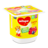 Сирок Milupa Ягоди 3%, з біфідобактеріями, 90 г - Pampik